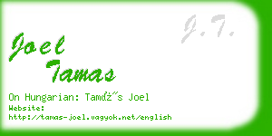 joel tamas business card